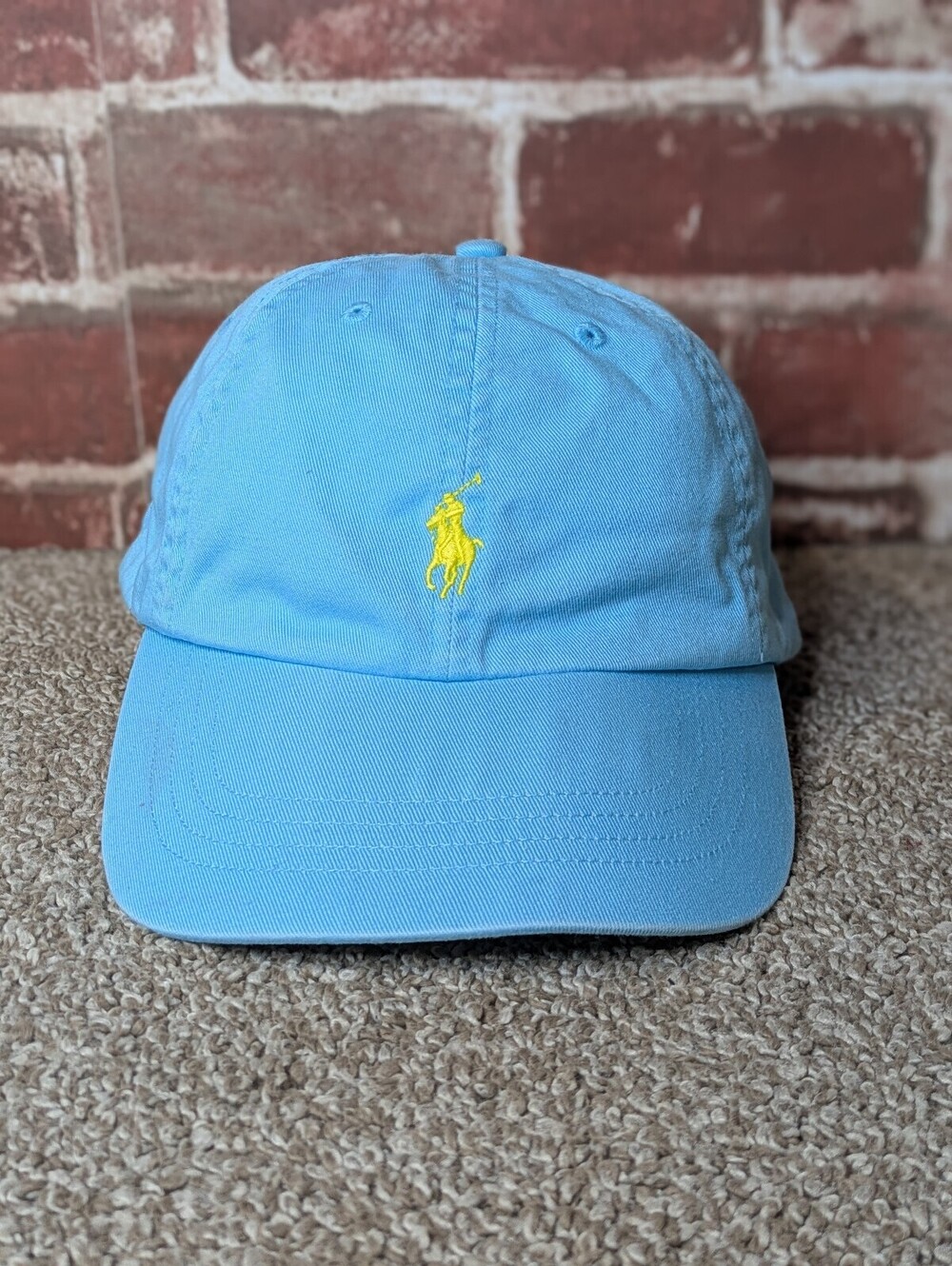 Polo Ralph Lauren Classic Sport Baseball Hat Cap One Size Adjustable Light Blue